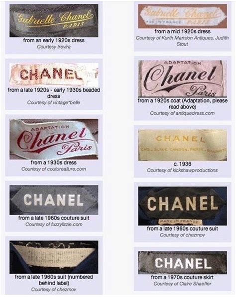 vintage chanel labels|Vintage Chanel.